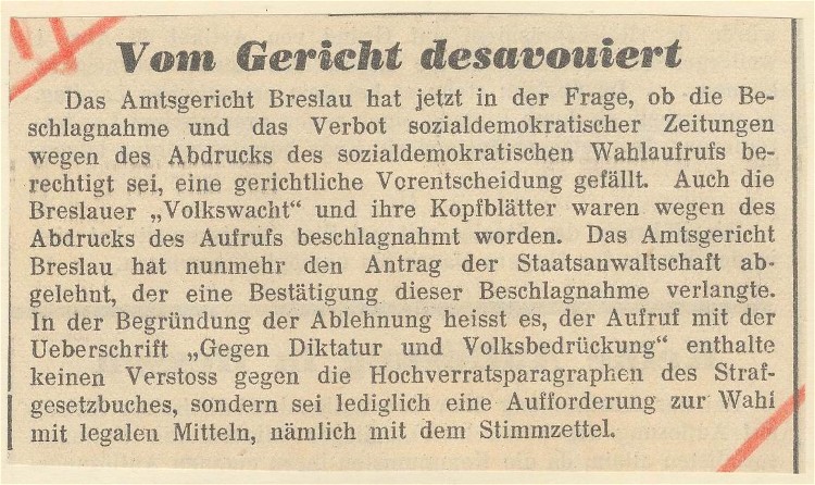 "Vom Gericht desavouiert"