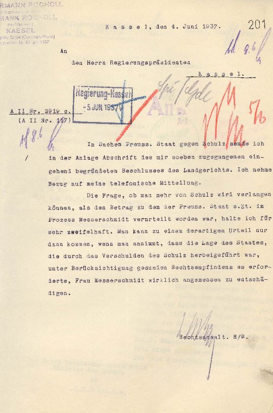 Dienststrafsache gegen Dr. Hohenstein: Aberkennung des Ruhegehaltes, der Hinterbliebenenversorgung und der Amtsbezeichnung (S. 1-66, Auszüge)
