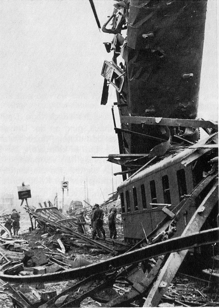 Fotos: Der zerstörte Marburger Hauptbahnhof nach dem Luftangriff vom 22. Februar 1945