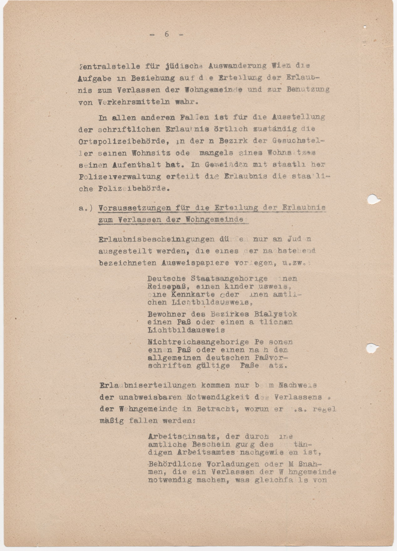 Schreiben des Reichsministers des Inneren, Heydrich, bezüglich der Kennzeichnungspflicht für Juden, Berlin 15.09.1941