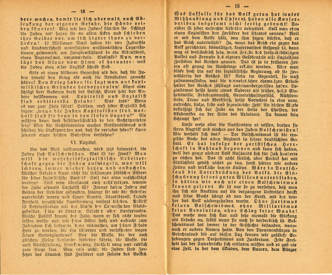 "Juden, Weltkrieg, Revolution" von Bruno Lange aus dem Jahre 1919