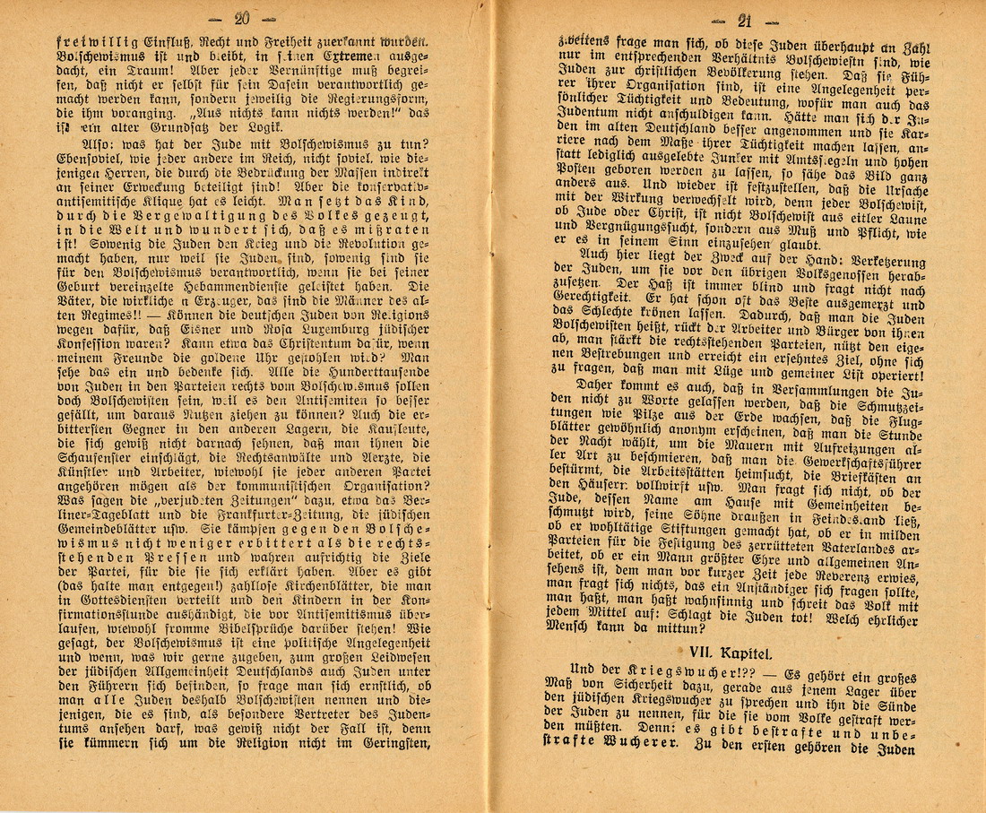 "Juden, Weltkrieg, Revolution" von Bruno Lange aus dem Jahre 1919