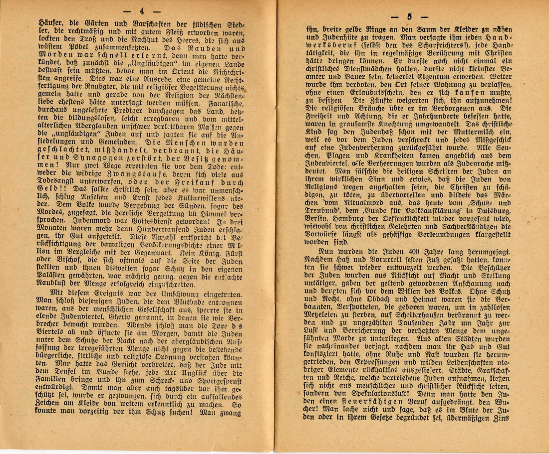 "Juden, Weltkrieg, Revolution" von Bruno Lange aus dem Jahre 1919