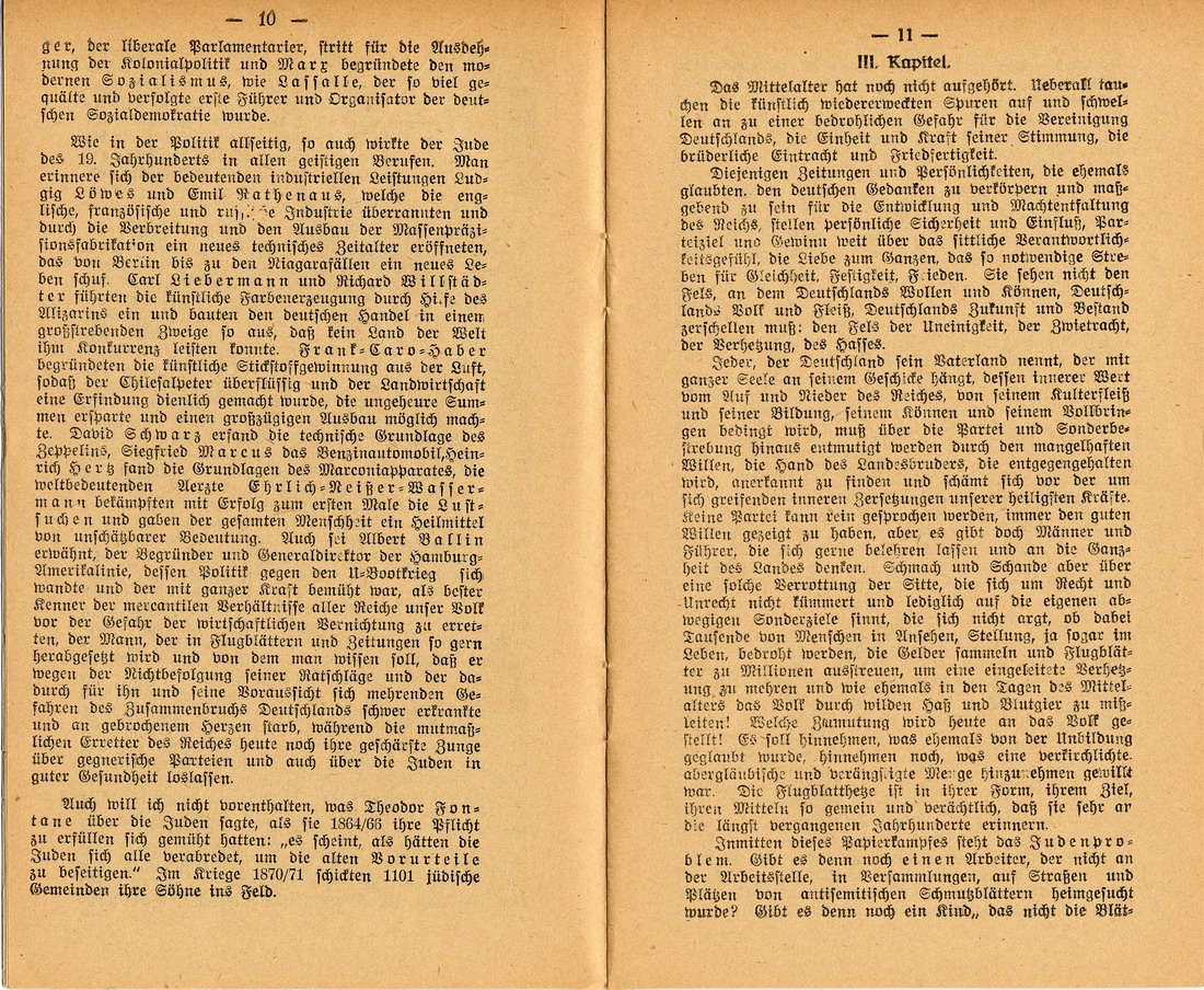 "Juden, Weltkrieg, Revolution" von Bruno Lange aus dem Jahre 1919