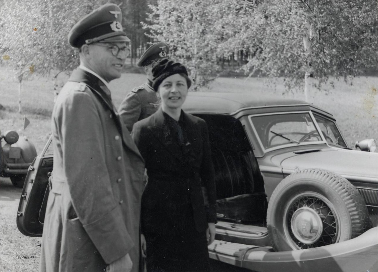 Bild von General Erich Fellgiebel mit Gräfin Dohna