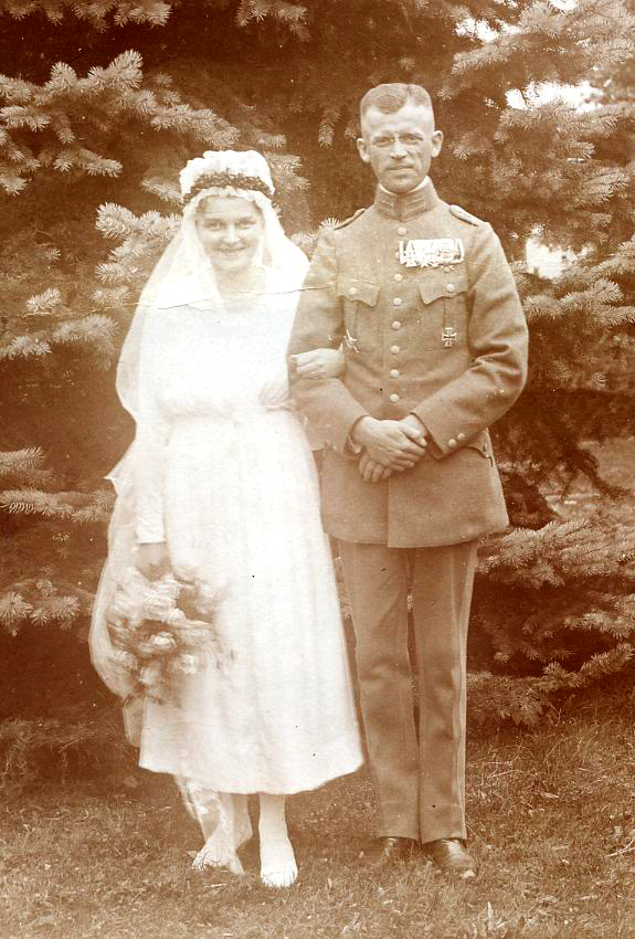 Bilder der Hochzeit von Erich Fellgiebel, um 1920