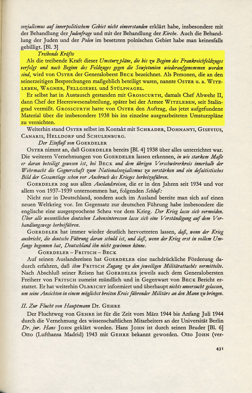 Kaltenbrunner an Bormann betreffend Fellgiebels Rolle bei vorbereitenden Umsturzplanungen, 2. Oktober 1944