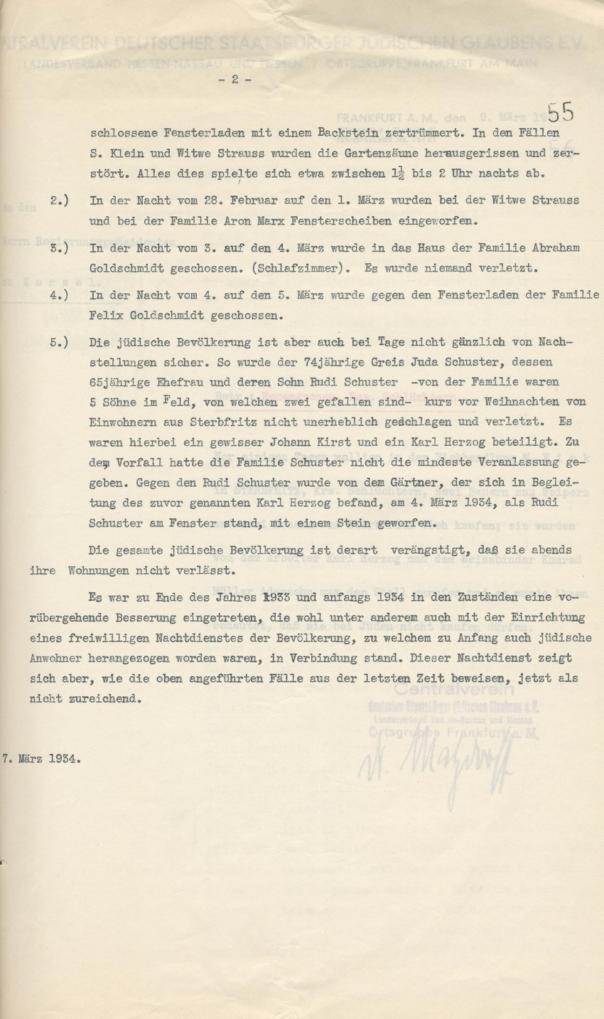 Online-Arbeitsblatt zum Modul "Juden im nationalsozialistischen Deutschland" - Sterbfritz 1934