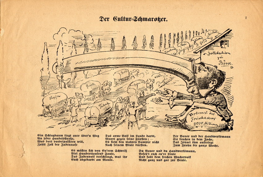 Skizzenbuch der Wahrheit. Verlag M. Schulze, Spezialbuchhandlung für antisemitische Literatur Berlin 1885