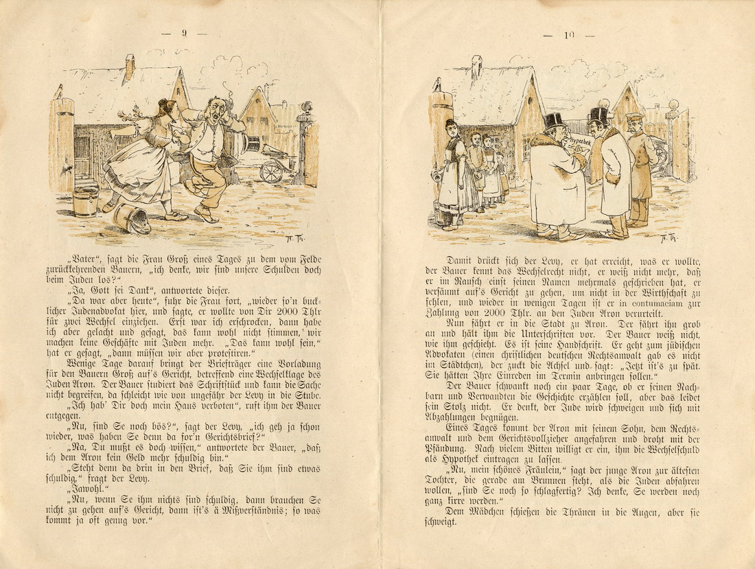 Die Bauernwürger - Eine Geschichte mit zwölf Bildern aus dem Leben, Leipzig o. J.