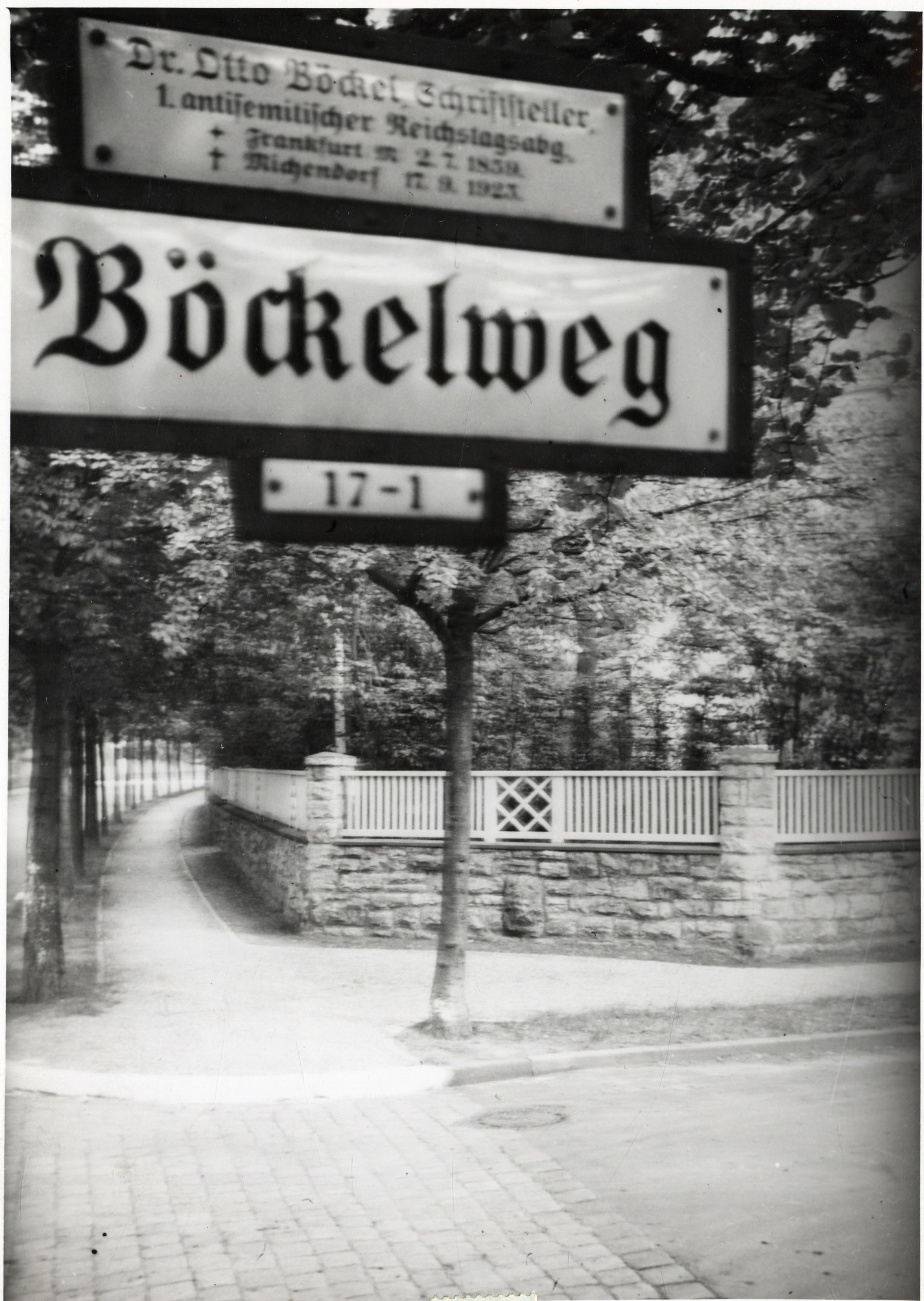 Otto Böckel im Nationalsozialismus, 1937