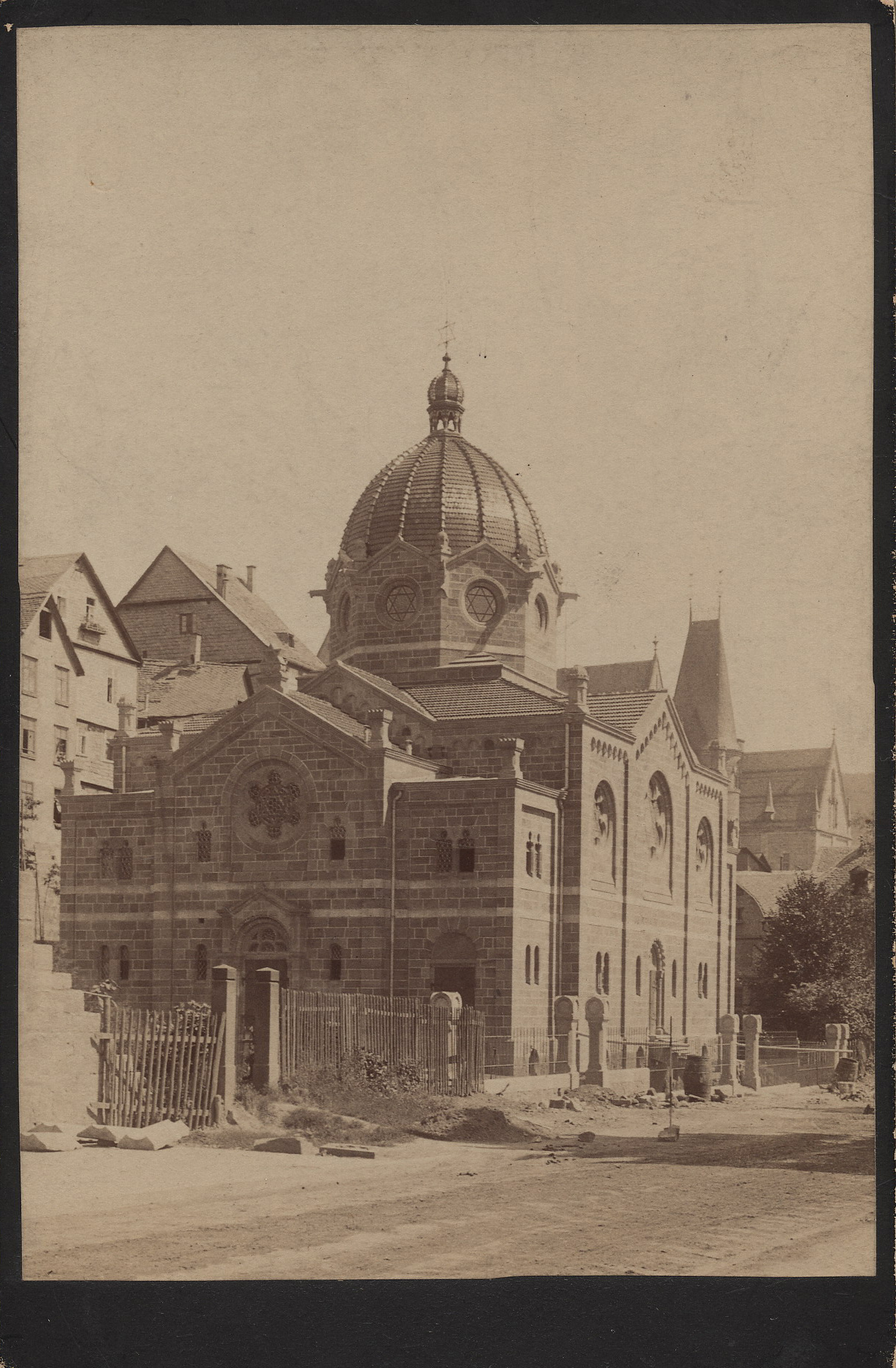 Foto der Marburger Synagoge, o.D. (vor 1900)