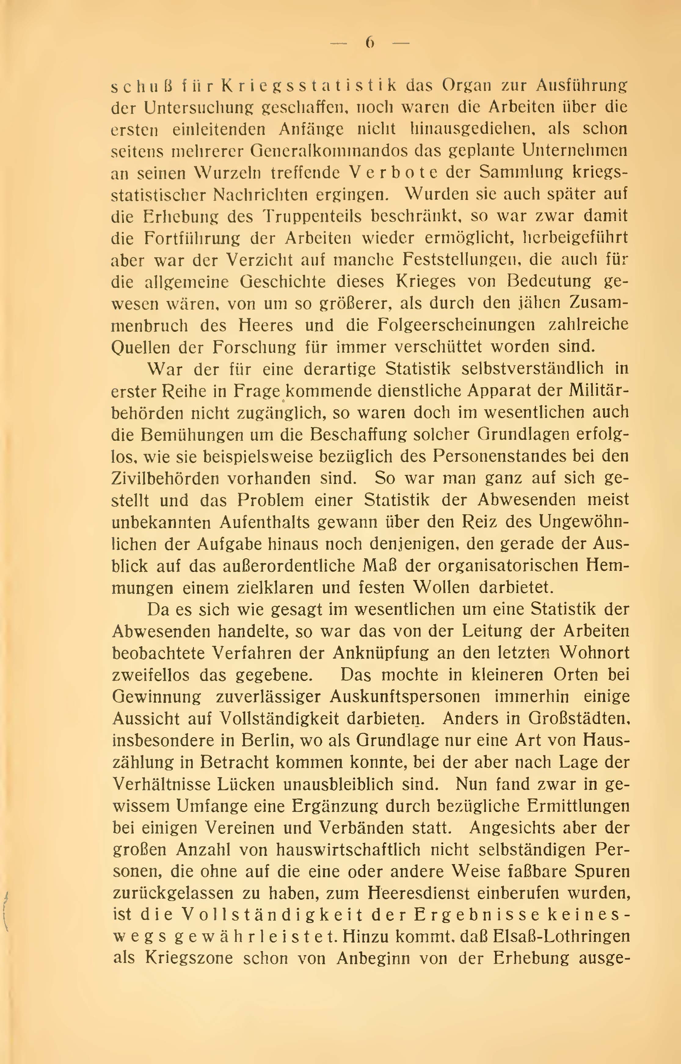 Vorwort von Prof. Silbergleit zur statistischen Studie "Die deutschen Juden als Soldaten im Kriege 1914/18" von Jacob Segall, 1922