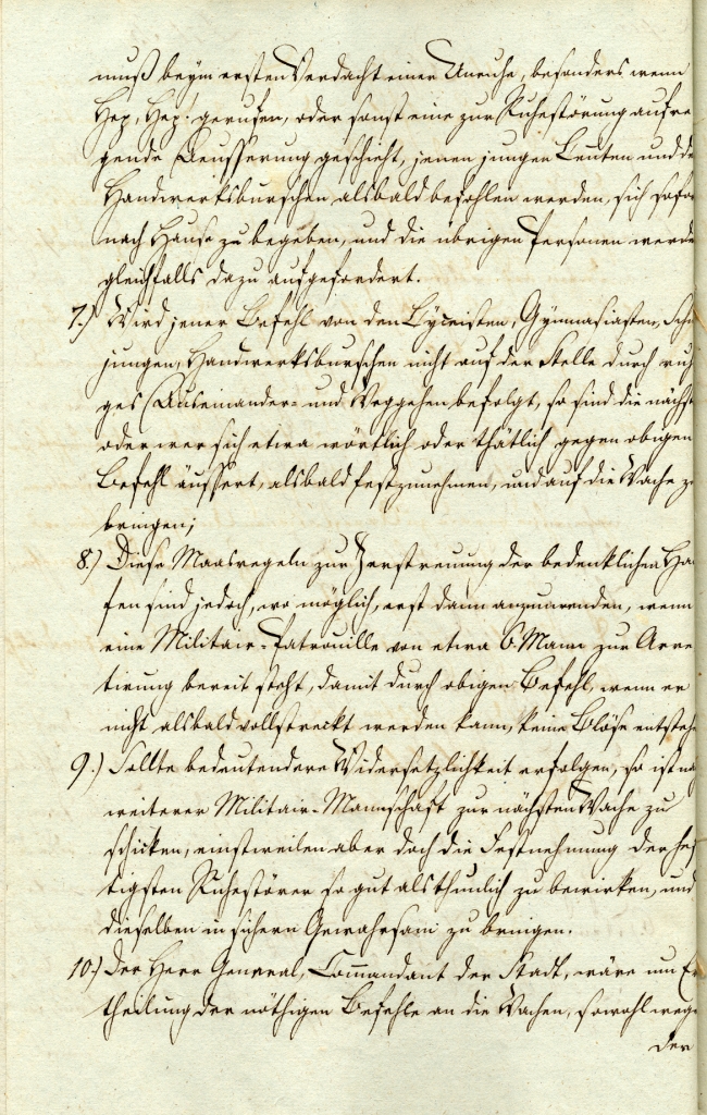 Extrakt aus dem geheimen Ratsprotokoll und Beilage B, ausgefertigt vom Polizeidirektor Scheffer, Fulda, vom 15. August 1819