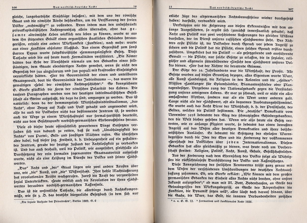Alfred Rosenberg, Das nordisch-deutsche Recht, in: Nationalsozialistische Monatshefte 7, Oktober 1930