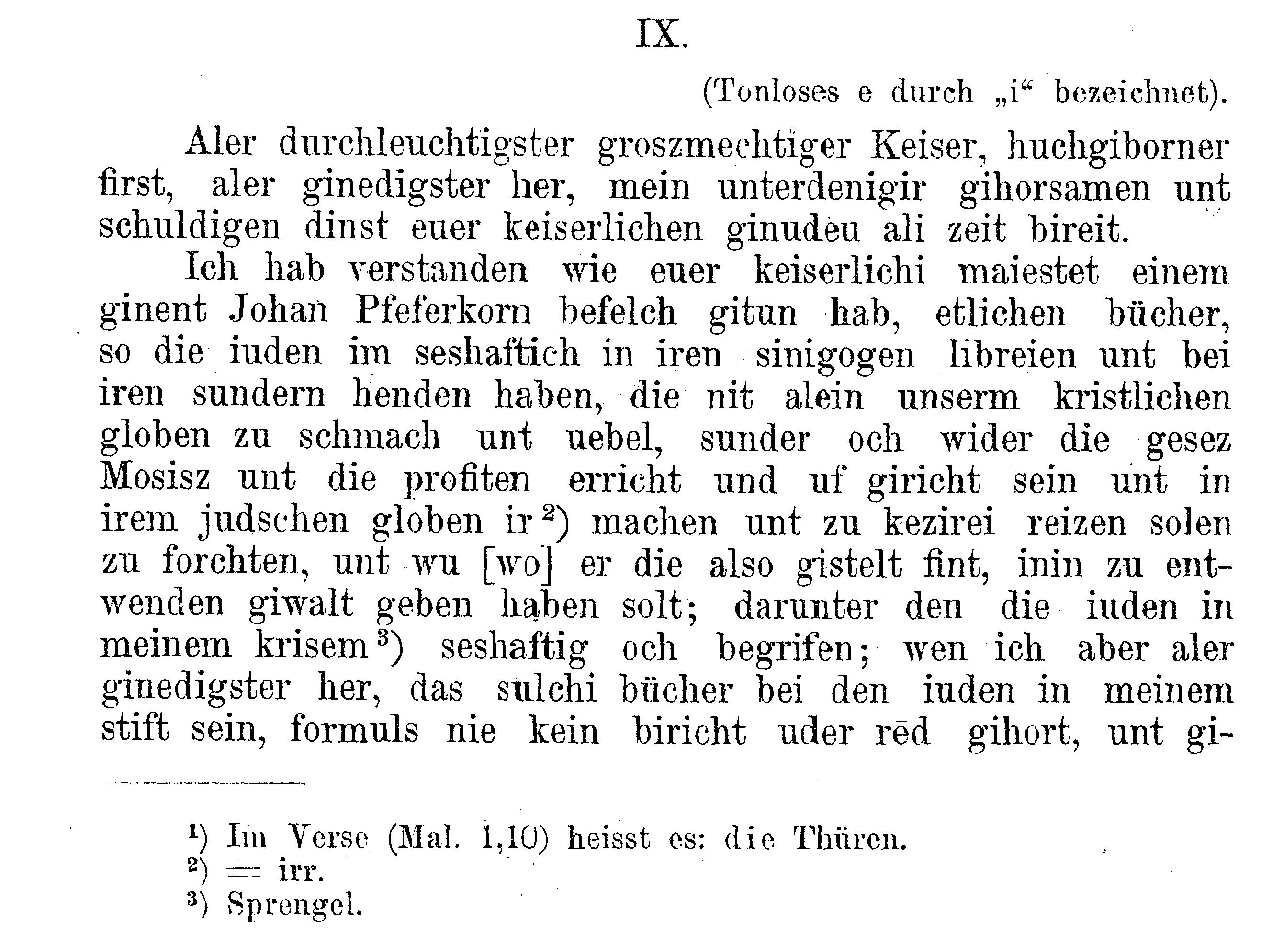 Brief Erzbischofs Uriel von Gemmingen an Kaiser Maximilian I., 05.10.1509