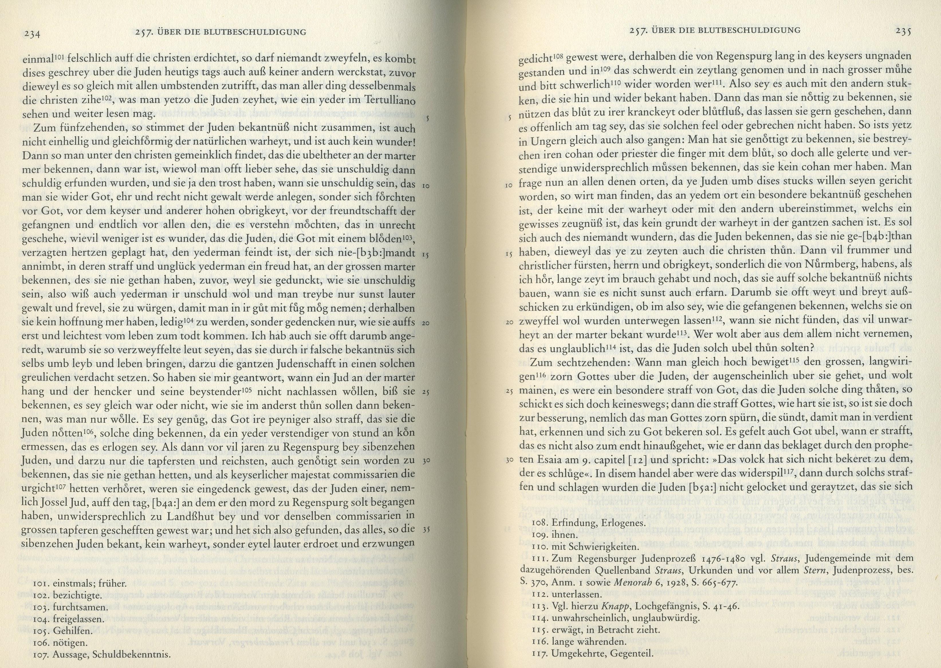 Andreas Osianders Schrift "Ob es war und glaublich sey, daß die Juden der christen kinder heymlich erwürgen und ir blut gebrauchen" 1529/30