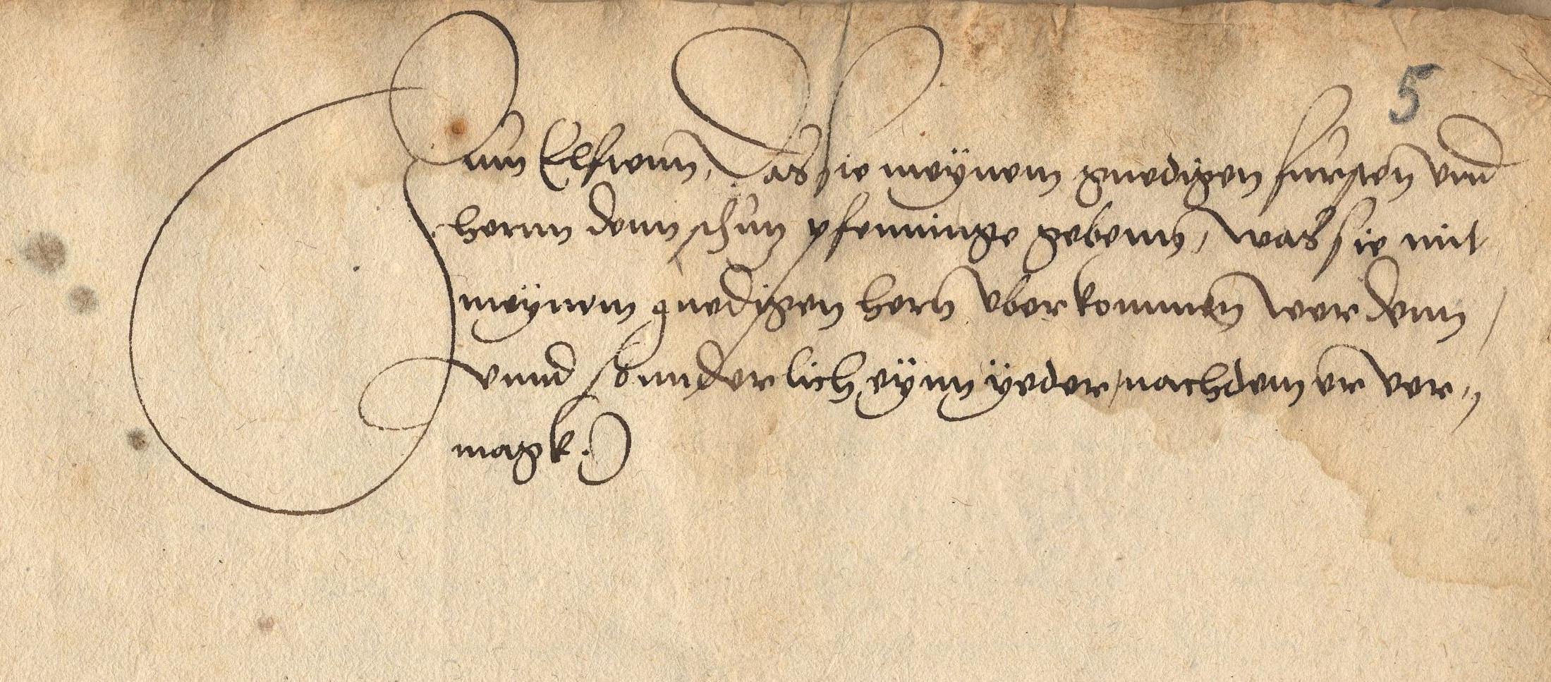 Entwurf einer Juden-Ordnung in elf Artikeln (Ende 1538)