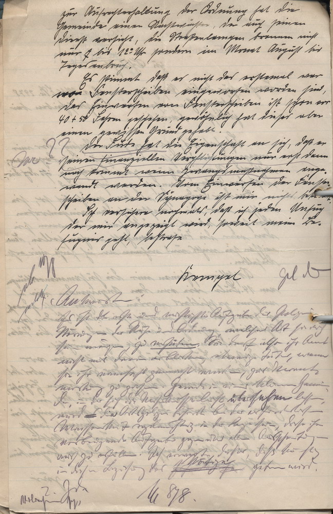 Bericht des Bürgermeisters von Hintersteinau an den Landrat über die antijüdischen Übergriffe, 6. August 1932