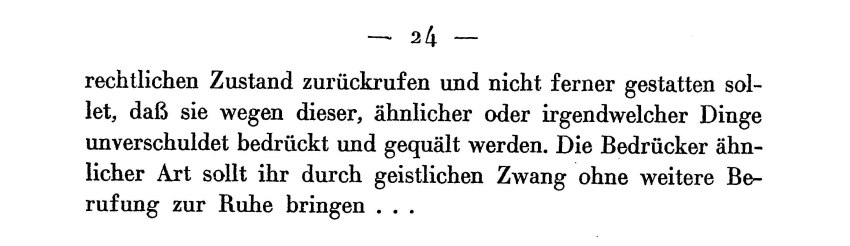 Bulle des Papstes Innocenz IV. gegen die Blutbeschuldigungen, 5. Juli 1247
