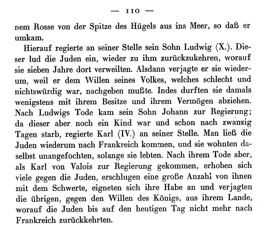 Vertreibung der Juden aus Frankreich, "Emek habacha", 1306