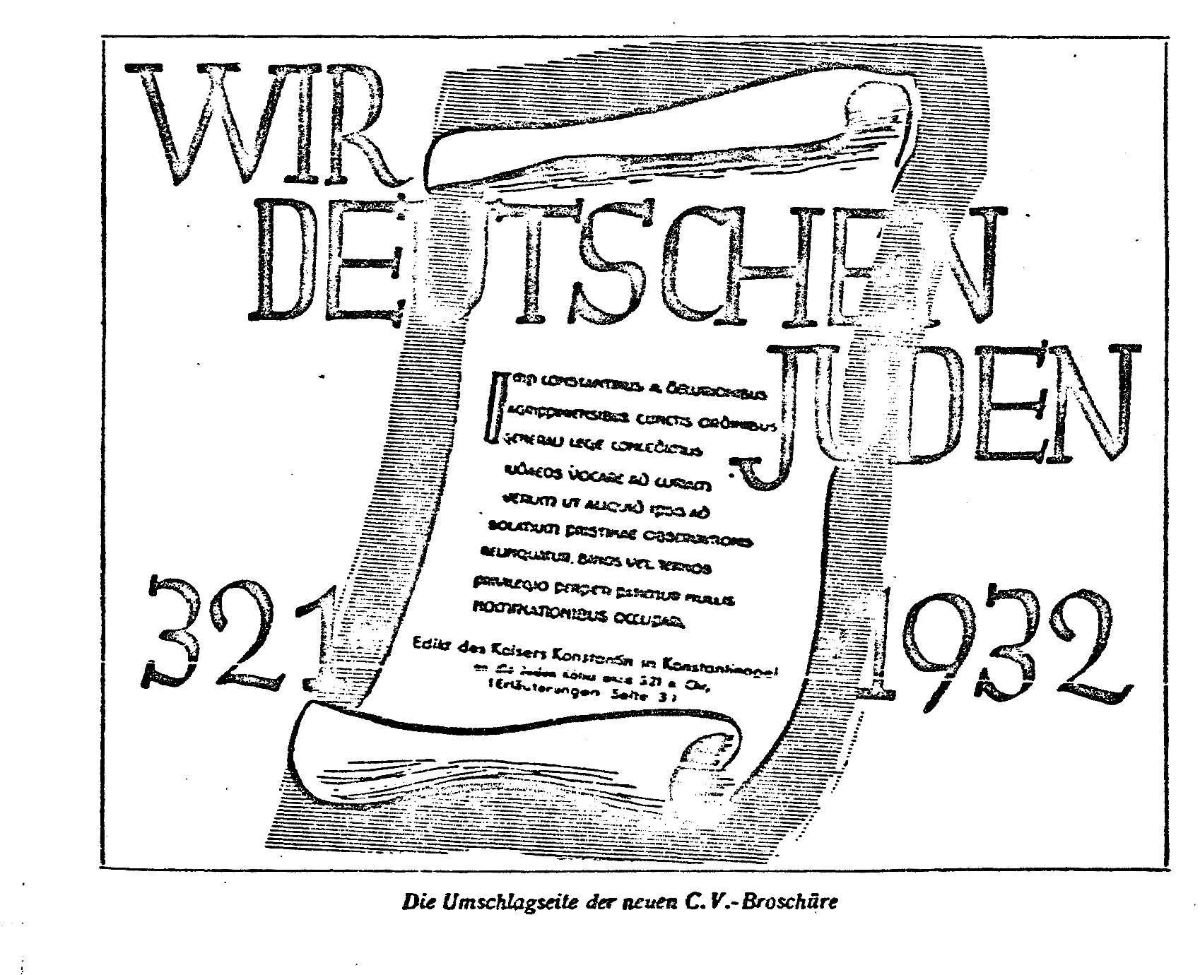 Ausschnitte aus der Broschüre "Wir deutschen Juden" zur Widerlegung antisemitischer Schlagwörter in der CV-Zeitung, 5. August 1932