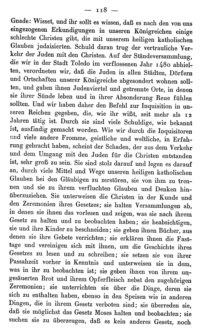 Generaledikt über die Ausweisung der Juden aus Spanien von 1492