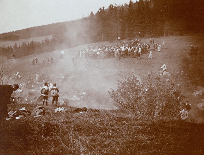 Freideutscher Jugendtag - Blick auf die Festwiese, Oktober 1913
