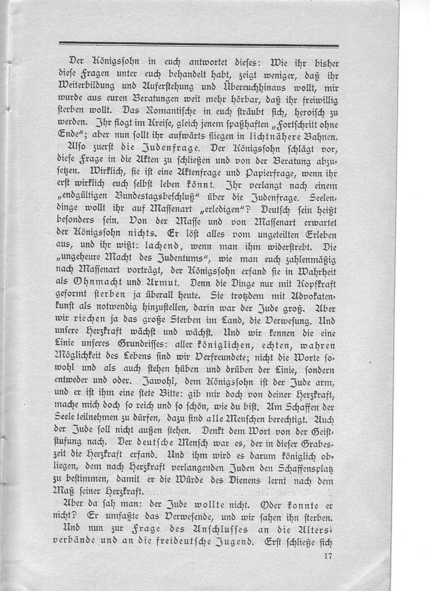 "An die Führer. Eine Osterrede von Adalbert Luntowski"

aus der Publikation: "Der Bund. Freie Blätter" (um 1912)