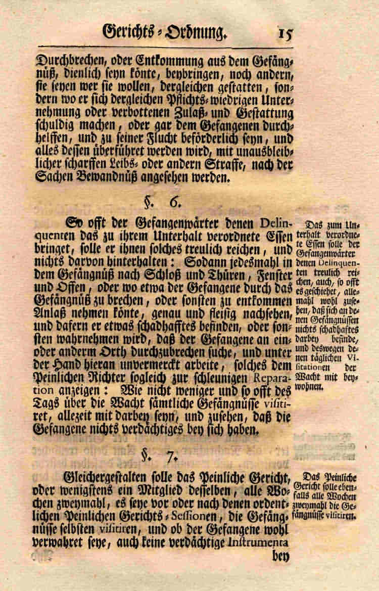 Peinliche Gerichts-Ordnung König Friedrichs I. v. Schweden für die Landgrafschaft Hessen-Kassel