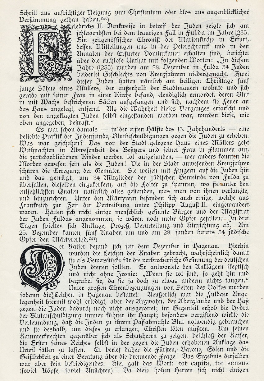 Der Fuldaer Judenmord von 1235