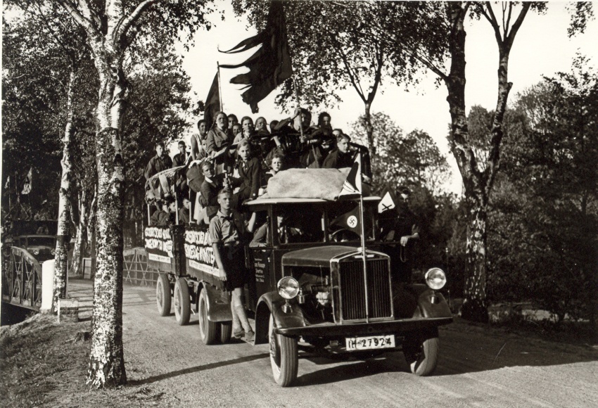 Großdeutscher Bund, Anfahrt zum Munsterlager, Juni 1933