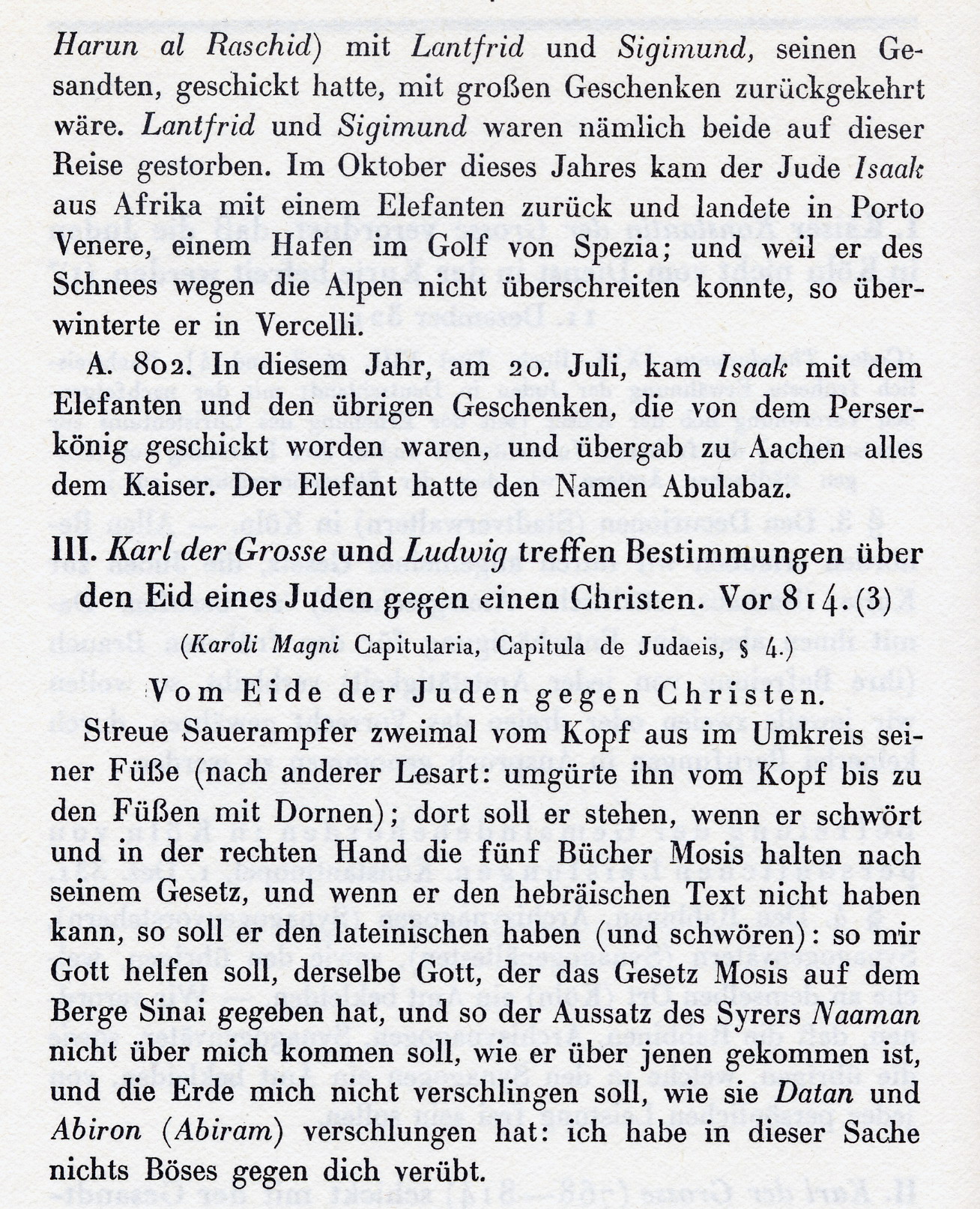 Anfänge jüdischen Lebens in Deutschland: Von Kaiser Konstantin bis zu Karl d. Großen, 321 - 814