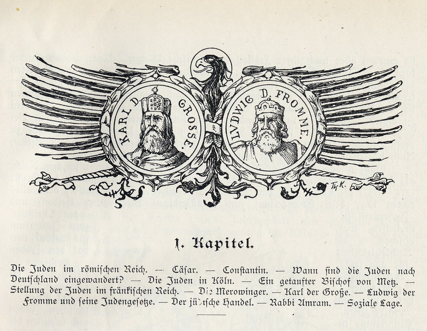 Karl der Große und Ludwig der Fromme treffen Bestimmungen über den Eid eines Juden gegen einen Christen, vor 814
