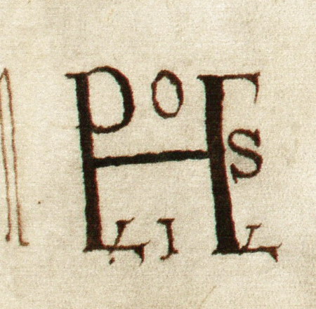 Ludwig der Fromme (814—840) nimmt zwei Juden in seinen Schutz, vor 840