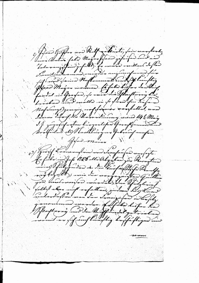 Aufstellung über die persönlichen und gewerblichen Verhältnisse der in Roth lebenden jüdischen Familien, 1816/17
