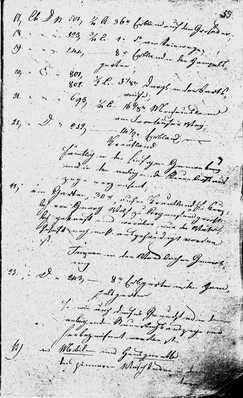 Isaac Höchster überträgt seinen Hof und seine Ländereien seinem jüngeren Sohn Herz, 21. Mai 1839