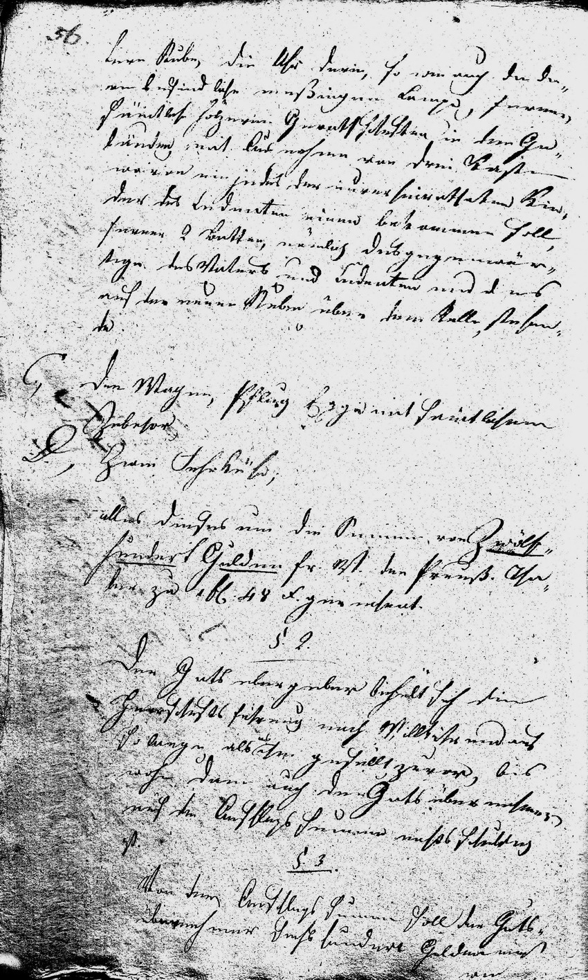 Isaac Höchster überträgt seinen Hof und seine Ländereien seinem jüngeren Sohn Herz, 21. Mai 1839