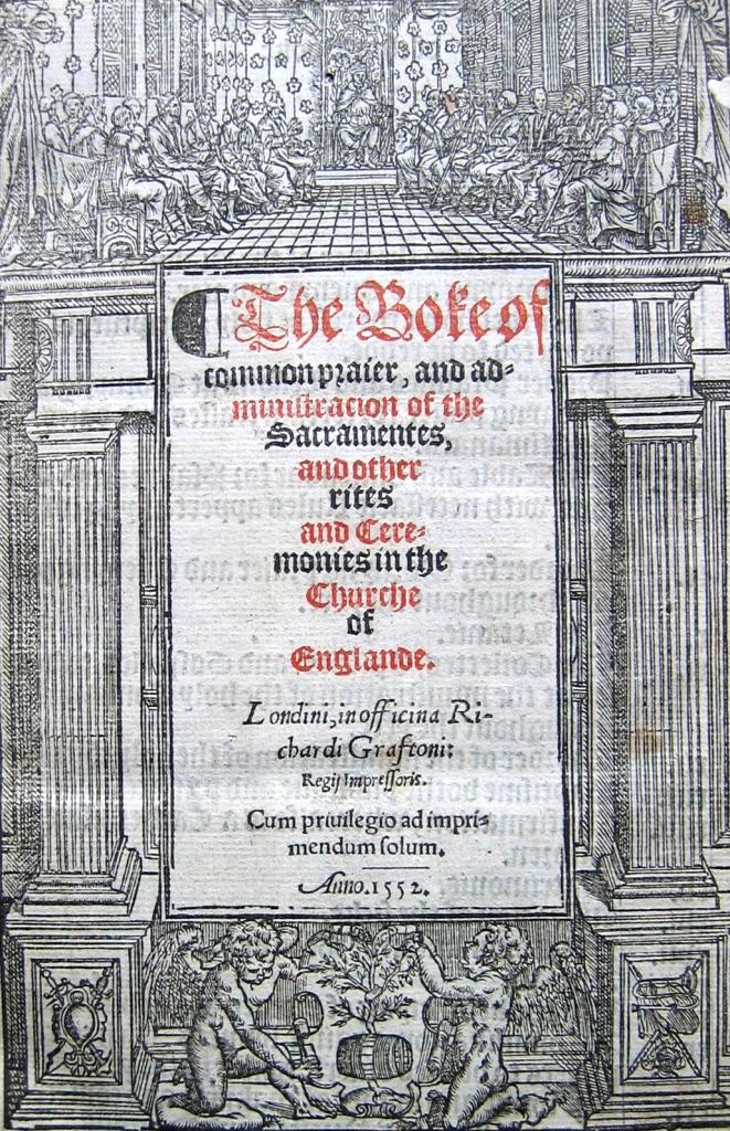 Book of Common Prayer, 1552