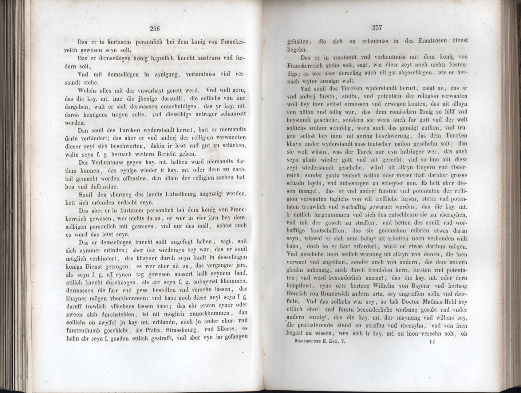 Bericht des Vicekanzlers Naves an die Königin Maria über eine Verhandlung mit dem Landgrafen von Hessen, Tag vor Pfingsten 1538 [KOPIE mit Bildern/PDF-Dateien]