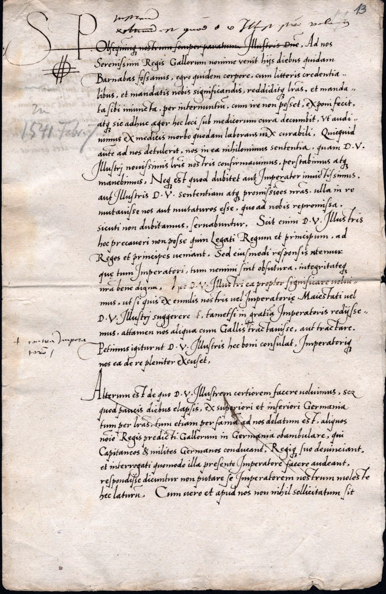 Granvella an Landgraf Philipp I., 7. Februar 1541 [KOPIE mit Bildern/PDF-Dateien]