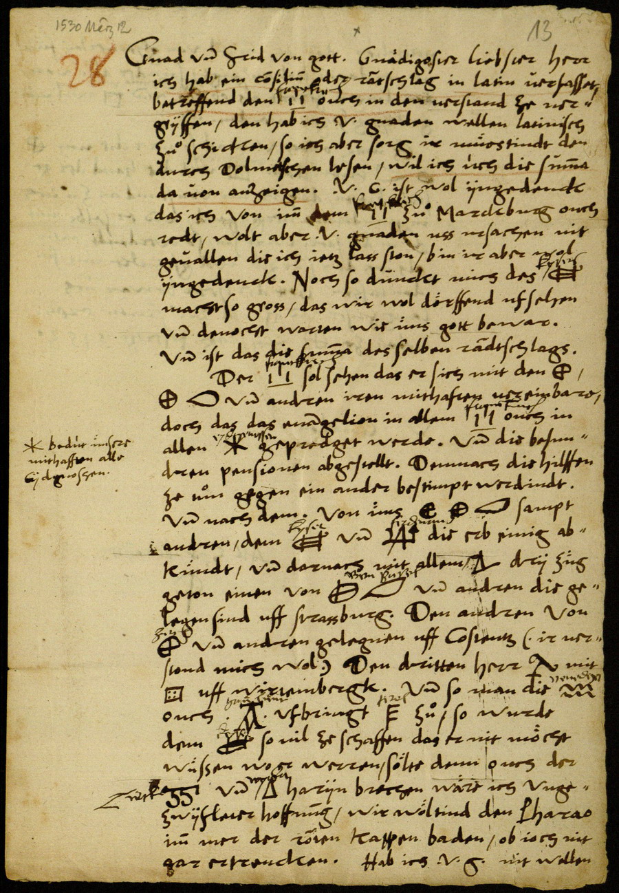 Zwingli an Landgraf Philipp, 12. März 1530
