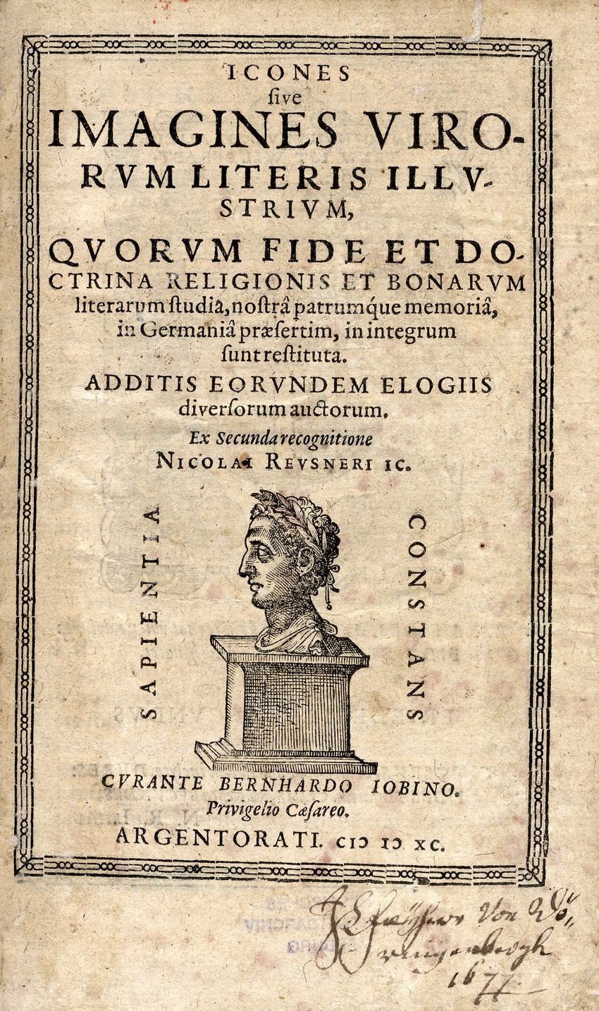 9.1. Imagines virorum literis illustrium 1590