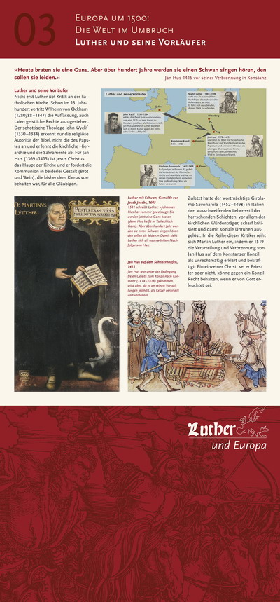 Luther und seine Vorläufer Luther und seine Vorläufer