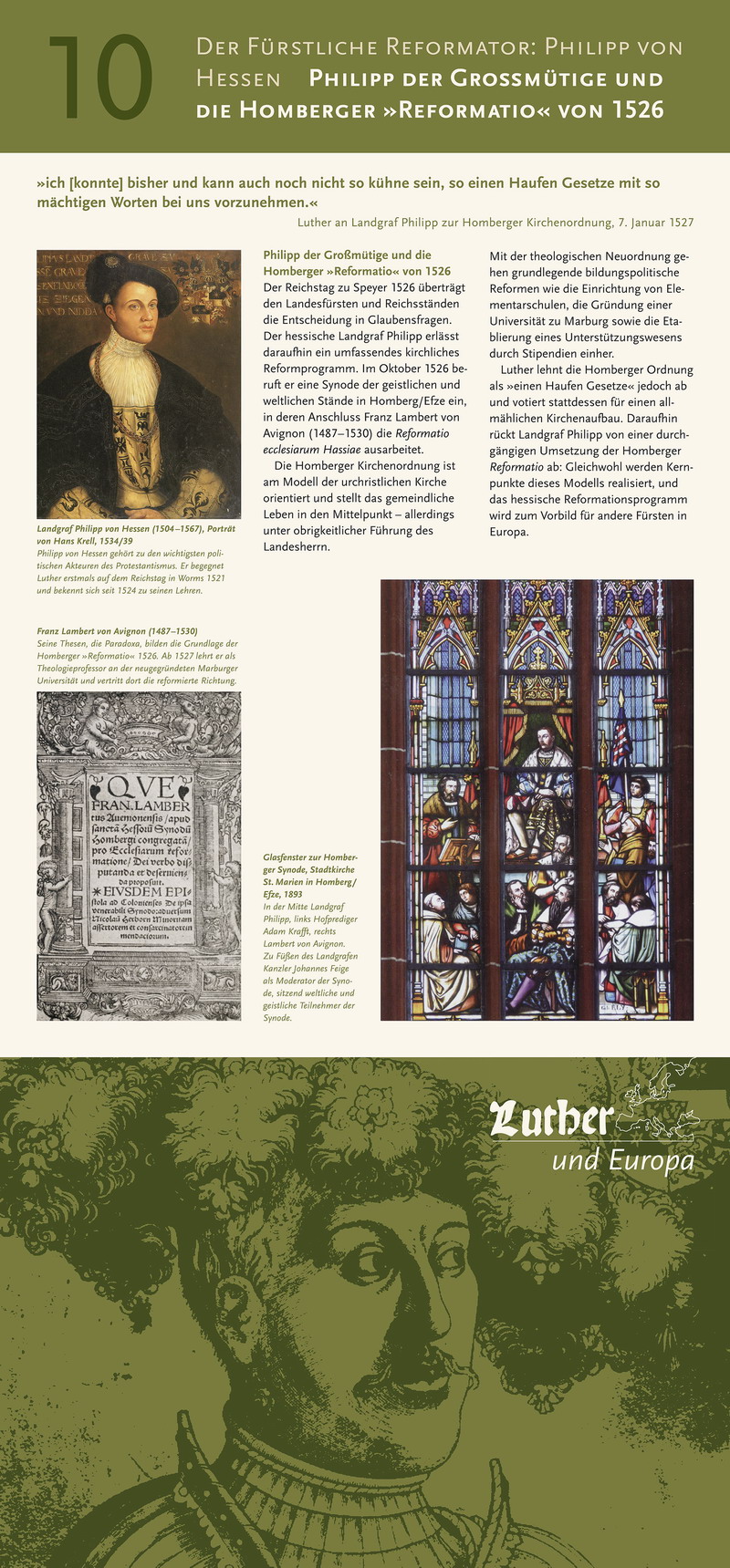 Philipp der Großmütige und die Homberger "Reformatio" von 1526 Philipp der Großmütige und die Homberger "Reformatio" von 1526