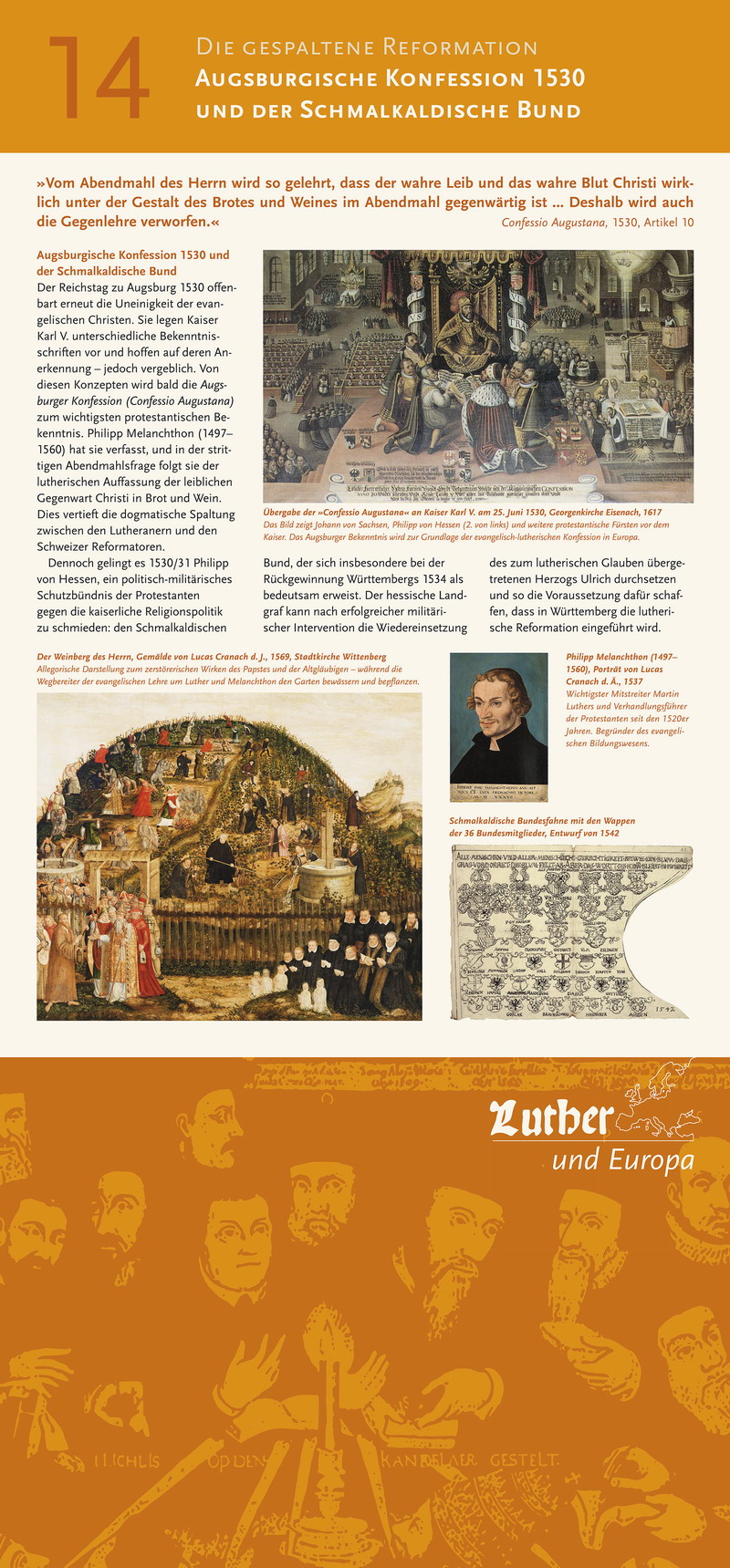Augsburgische Konfession 1530 und der Schmalkaldische Bund Augsburgische Konfession 1530 und der Schmalkaldische Bund