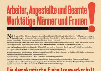 Auf dem Wege der Demokratie: 4.4. Gewerkschaften im Aufbau Auf dem Wege der Demokratie: 4.4. Gewerkschaften im Aufbau