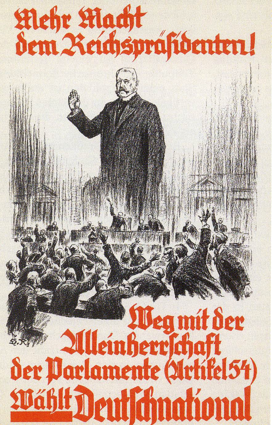 Die Weltwirtschaftskrise und der Übergang zum Präsidialsystem Die Weltwirtschaftskrise und der Übergang zum Präsidialsystem