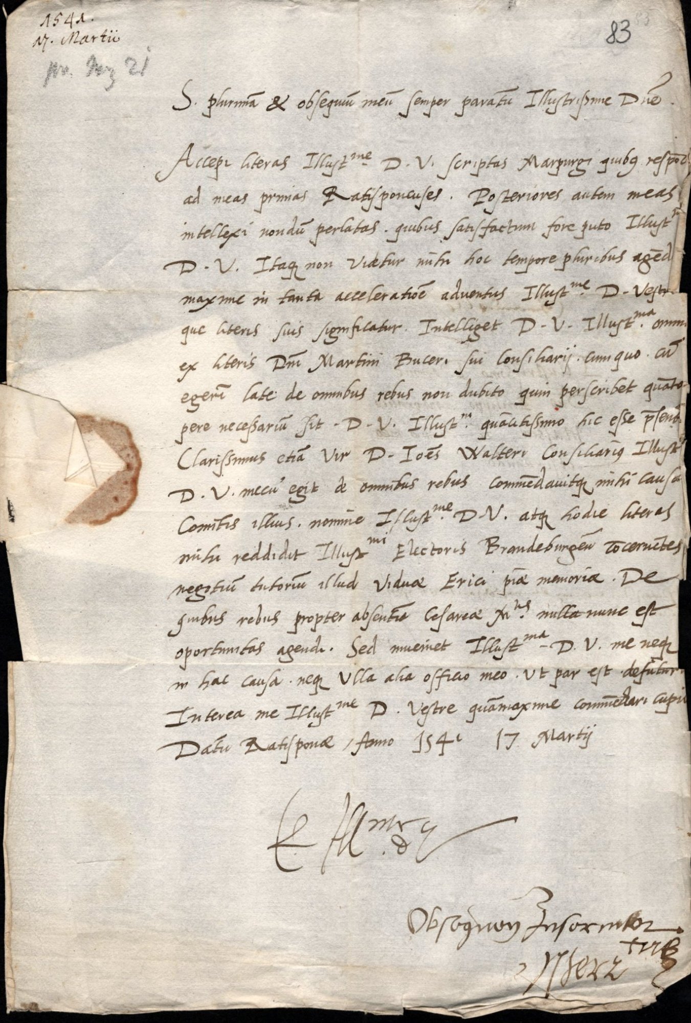 Regensburg 1541: Unteredungen zwischen Kaiser Karl V. und Landgraf Philipp I., Frühjahr 1541 Regensburg 1541: Unteredungen zwischen Kaiser Karl V. und Landgraf Philipp I., Frühjahr 1541